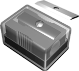 Pencil Sharpener with Plastic Box