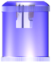 Pencil Sharpener with Plastic Container