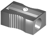 Zinc Alloy Pencil Sharpener