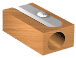 Wooden Pencil Sharpener