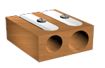 Wooden Pencil Sharpener